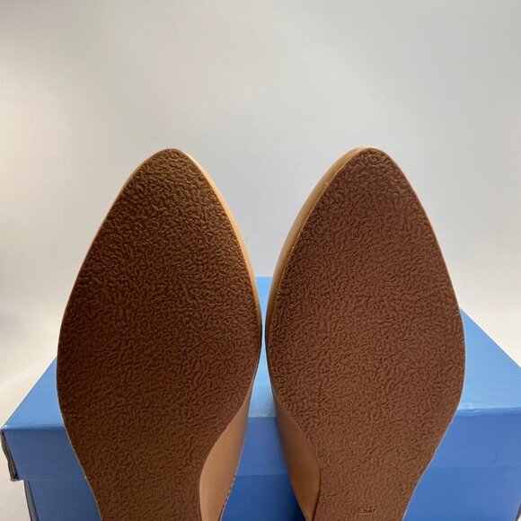 Jack Rogers Penwood Tassel Mule Size 6.5M Sand Leather Backless Slip On Shoes - Picture 14 of 16